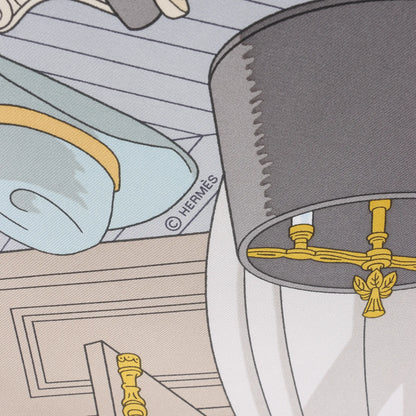 Hermès Carré 90 "MYSTERE AU 24" Silk handkerchief in Multicolor