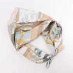 Hermès Carré 90 "MYSTERE AU 24" Silk handkerchief in Multicolor