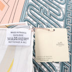 Hermès Carré 90 "MYSTERE AU 24" Silk handkerchief in Multicolor