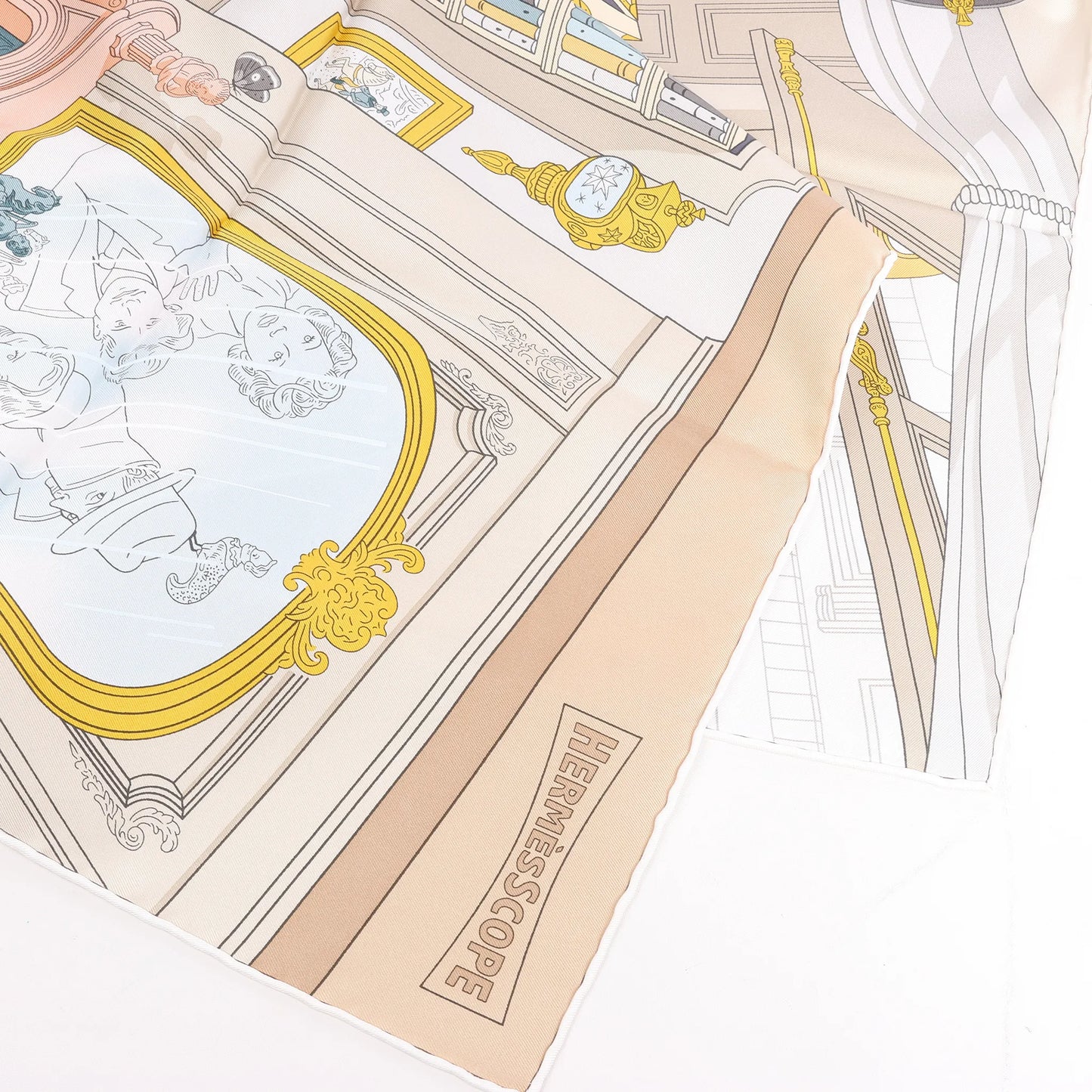 Hermès Carré 90 "MYSTERE AU 24" Silk handkerchief in Multicolor