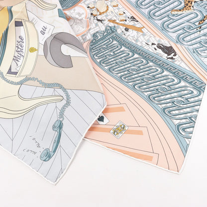 Hermès Carré 90 "MYSTERE AU 24" Silk handkerchief in Multicolor