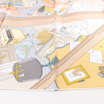 Hermès Carré 90 "MYSTERE AU 24" Silk handkerchief in Multicolor