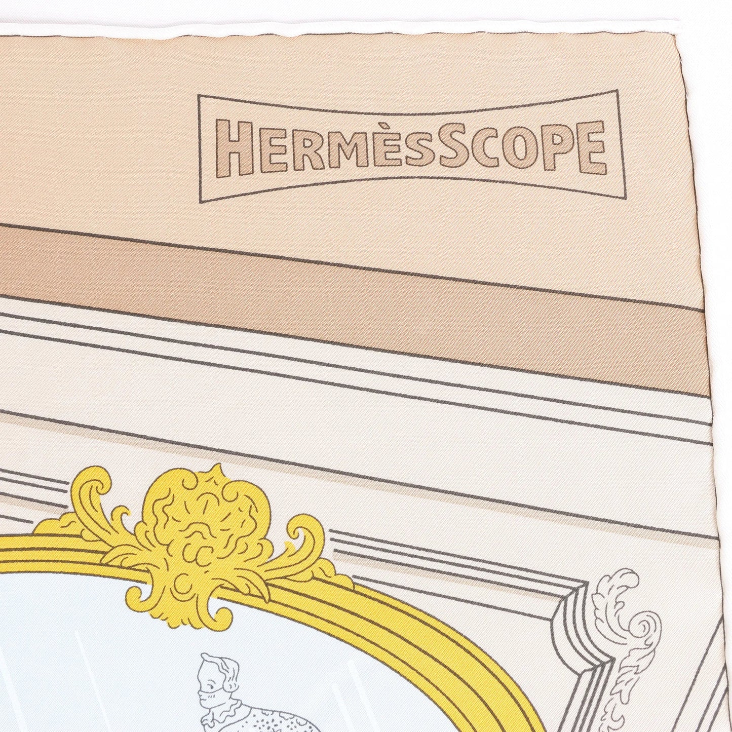 Hermès Carré 90 "MYSTERE AU 24" Silk handkerchief in Multicolor