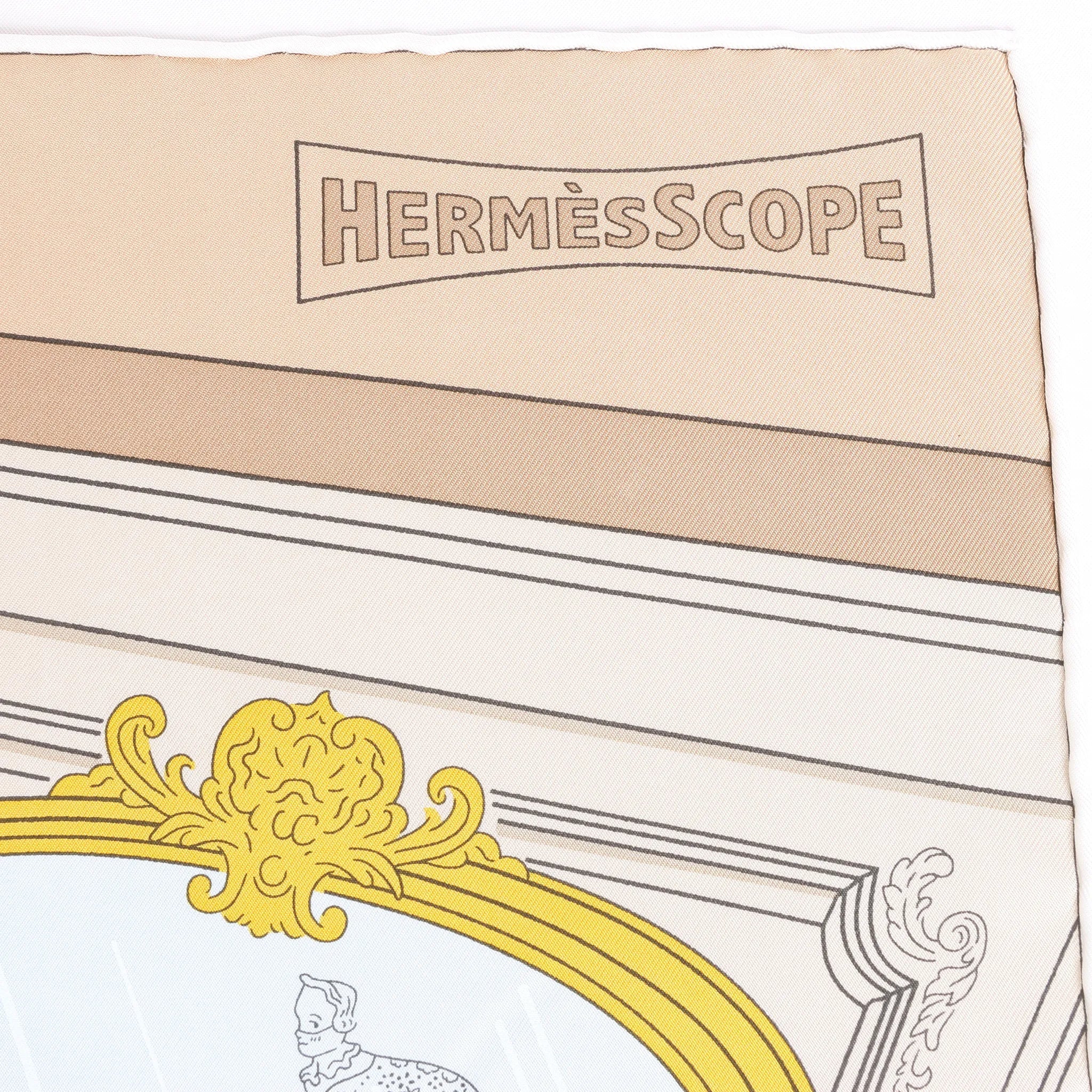 Hermès Carré 90 "MYSTERE AU 24" Silk handkerchief in Multicolor