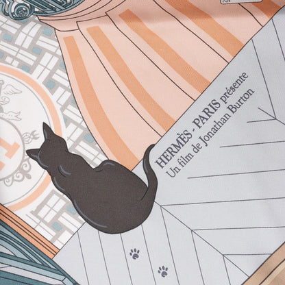 Hermès Carré 90 "MYSTERE AU 24" Silk handkerchief in Multicolor