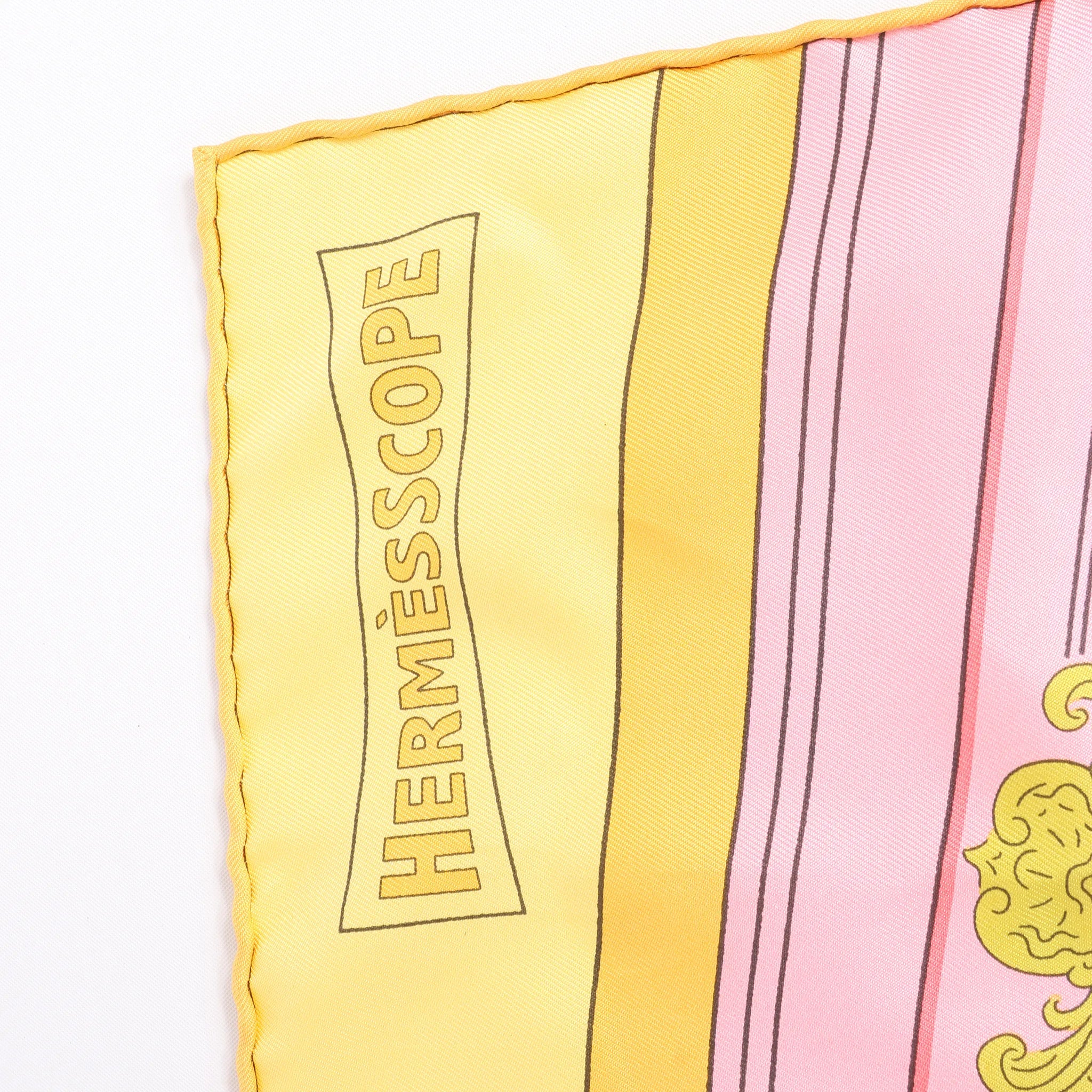Hermès Carré 90 "MYSTERE AU 24" Silk handkerchief in Multicolor