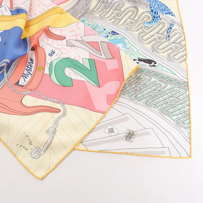 Hermès Carré 90 "MYSTERE AU 24" Silk handkerchief in Multicolor