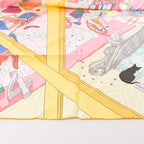 Hermès Carré 90 "MYSTERE AU 24" Silk handkerchief in Multicolor