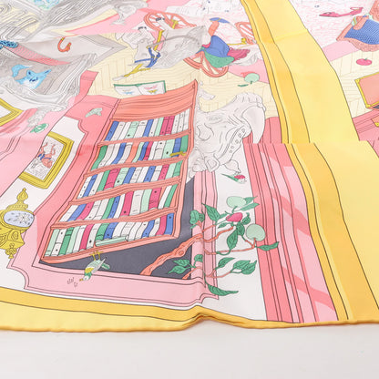 Hermès Carré 90 "MYSTERE AU 24" Silk handkerchief in Multicolor