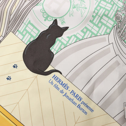 Hermès Carré 90 "MYSTERE AU 24" Silk handkerchief in Multicolor