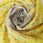 Hermès Carré 90 "Magic Kelly" Scarf Silk in Yellow