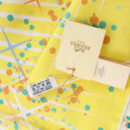 Hermès Carré 90 "Magic Kelly" Scarf Silk in Yellow