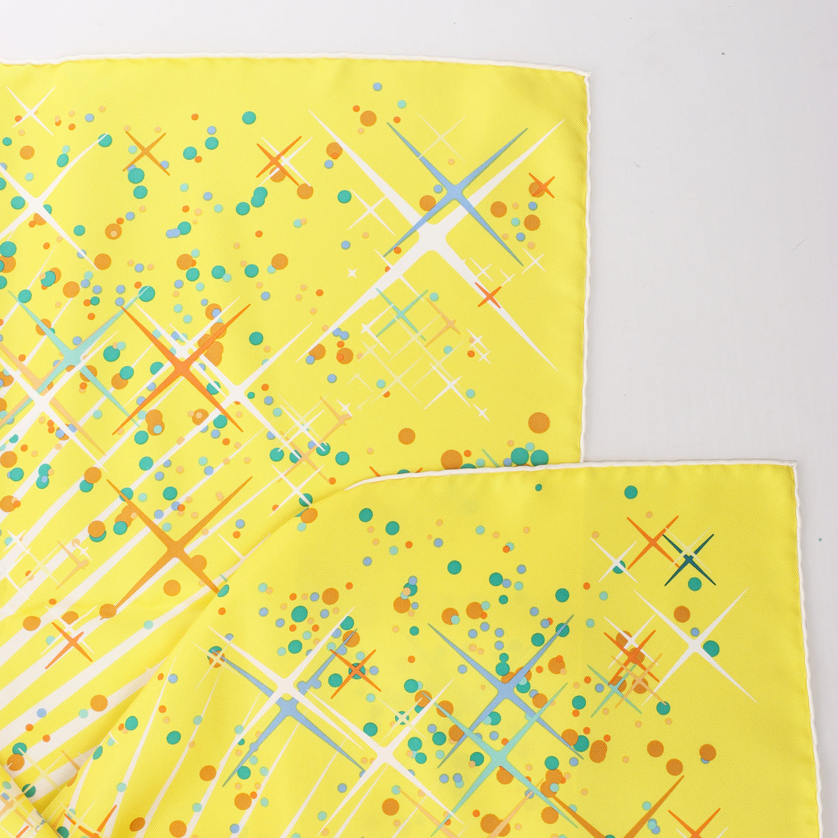 Hermès Carré 90 "Magic Kelly" Scarf Silk in Yellow