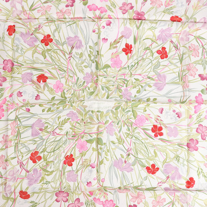 Hermès Carré 90 "OEillets sauvages et autres Caryophyllees" Silk handkerchief in Green