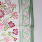Hermès Carré 90 "OEillets sauvages" Silk handkerchief in Green