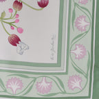 Hermès Carré 90 "OEillets sauvages" Silk handkerchief in Green