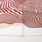 Hermès Carré 90 "ONDE DE CHIC" Silk handkerchief in Burgundy