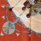 Hermès Pañuelo de Seda Carré 90 "Novias De Gala"