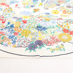 Hermès Carré 90 "PLANIFLEURS" Silk handkerchief in Ecru