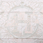 Hermès Carré 90 " PLEASE HOLD THE LINE" Silk handkerchief in White