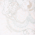 Hermès Carré 90 "PLEASE HOLD THE LINE" Silk handkerchief in White