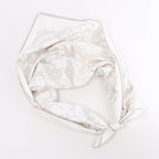 Hermès Carré 90 "PLEASE HOLD THE LINE" Silk handkerchief in White