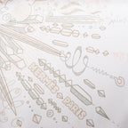 Hermès Carré 90 "PLEASE HOLD THE LINE" Silk handkerchief in White