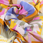 Hermès Carré 90 "Parade en Fanfare" Silk Scarf in Pink and Yellow