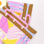 Hermès Carré 90 "Parade en Fanfare" Silk handkerchief in Purple