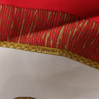 Hermès Carré 90 "Poste et Cavalerie Sabre" Pañuelo de seda en Rojo
