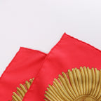 Hermès Carré 90 "Poste et Cavalerie Sabre" Pañuelo de seda en Rojo