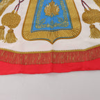 Hermès Carré 90 "Poste et Cavalerie Sabre" Pañuelo de seda en Rojo