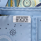 Hermès Carré 90 "REVE D’AUSTRALIE" Silk handkerchief in Blue