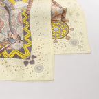 Hermès Carré 90 "REVE D’AUSTRALIE" Silk handkerchief in Beige