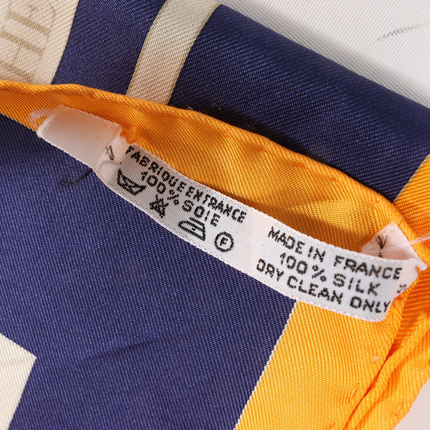 Hermès Carré 90 "ROSERAIE" Silk handkerchief in Yellow