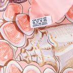 Hermès Carré 90 "Rocaille shells" Silk handkerchief in Pink