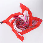 Hermès Carré 90 "SELLE DE DIGNITAIRE" Silk handkerchief in Pink