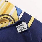 Hermès Carré 90 "SEXTANTS" Silk handkerchief in Blue