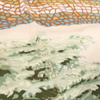 Hermès Carré 90 "SOUS LE CEDRE" Silk handkerchief in Beige
