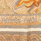 Hermès Carré 90 "SOUS LE CEDRE" Silk handkerchief in Beige