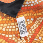 Hermès Carré 90 "SOUS LE CEDRE" Silk handkerchief in Brown