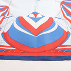 Hermès Carré 90 "SPINNAKERS" Silk handkerchief in Red x Blue