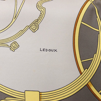 Hermès Carré 90 "SPRINGS" Silk handkerchief in Gray