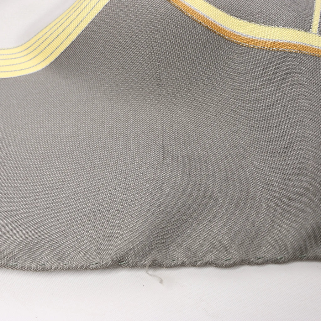 Hermès Carré 90 "SPRINGS" Silk handkerchief in Gray