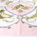 Hermès Carré 90 "SPRINGS" Silk handkerchief in Pink