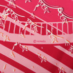 Hermès Carré 90 "Ginza 10th anniversary" Silk handkerchief in Pink