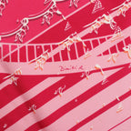 Hermès Carré 90 "Ginza 10th anniversary" Silk handkerchief in Pink