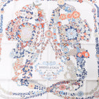 Hermès Carré 90 "RIDES DE GALA EN FLEURS" 100% Silk Scarf in Beige