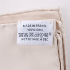 Hermès Carré 90 "RIDES DE GALA EN FLEURS" 100% Silk Scarf in Beige