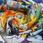 Hermès Carré 90 "THE ALFEE AUBE" Silk handkerchief in Navy Blue